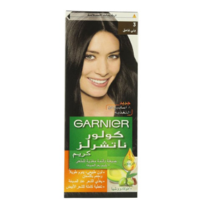 غارنييه كولور ناتشورال صبغة للشعر رقم 3 بني غامق