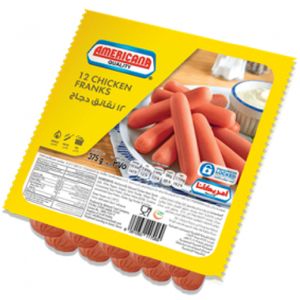 امريكانا دجاج 12 حبة فرانك 375 جرام