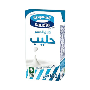 السعودية حليب كامل الدسم 125 مل