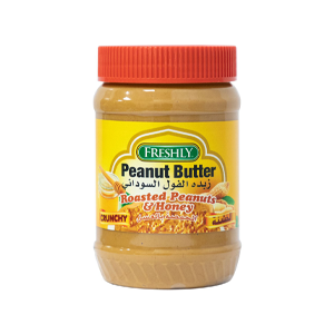 فرشلي زبده الفول السوداني الخشنة المحمصة بالعسل 510 جم