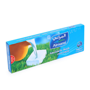 جبنة المراعي بالقشطة 12 قطعة 216 جرام