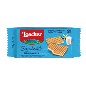 بسكويت لواكر بالفنيليا 45 جرام