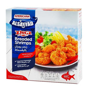 امريكانا الصياد زينجز روبيان بقسماط حار 400 جرام