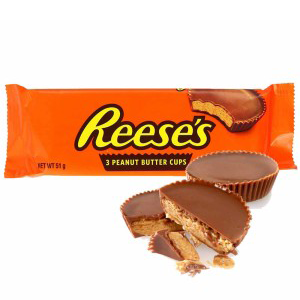 شوكولاتة ريسيس 3 اكواب زبدة فول سوداني  46 جرام