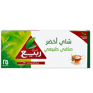 شاي ربيع اخضر 25كيس × 24 باكيت