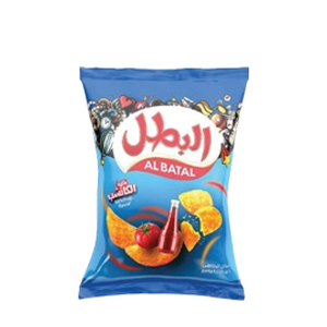 بطاطس البطل بنكهة الكتشب