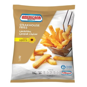 امريكانا بطاطس ستيك هاوس مجمدة 750 جرام