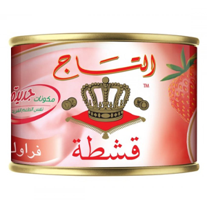قشطة التاج بالفراولة 155 جرام