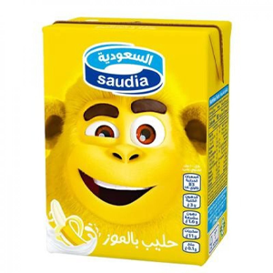 حليب السعودية بالموز 200 ملي