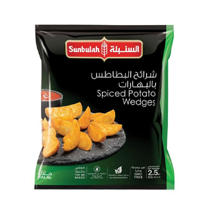 بطاطس ويدجز بالبهارات السنبلة 2.5 كيلو