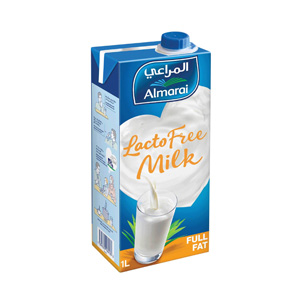 حليب المراعي خالي من اللاكتوز طويل الاجل 1 لتر