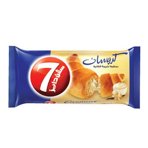 سفن دايز كروسان بحشوة كريمة الفانيلا 55 جرام