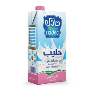 حليب نادك خالي الدسم 1 لتر