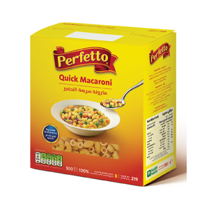 مكرونة بيرفيتو رقم (219) مكرونة سريعة التحضير 500 جرام