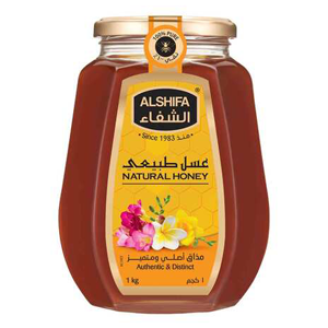عسل الشفاء قوارير طبيعي  1 كجم